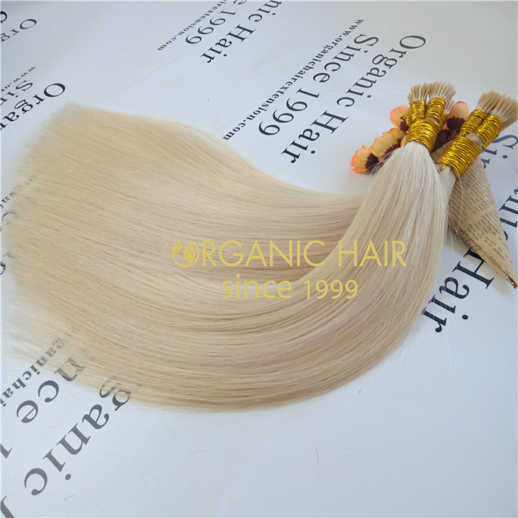 Hot sale-Popular color 60A full cuticle intact i tip hair extensions A80